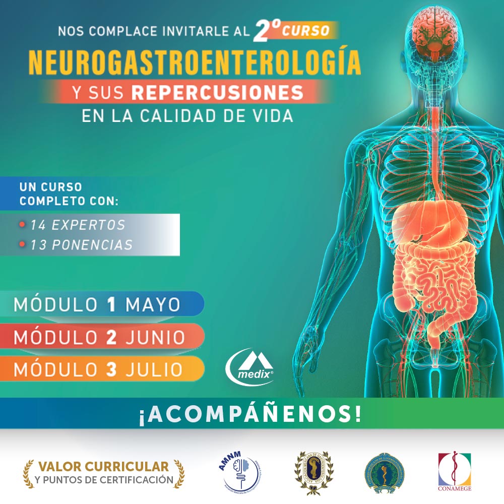 Comunicado 2° Curso Neurogastroenterología