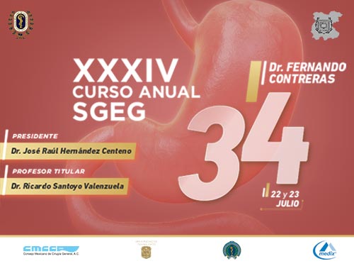 Logo XXXIV Curso Anual SGEG